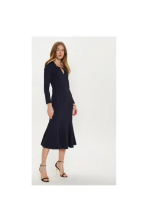 Rochie dama - 304956232 - Viscoza/Poliamida - Albastru