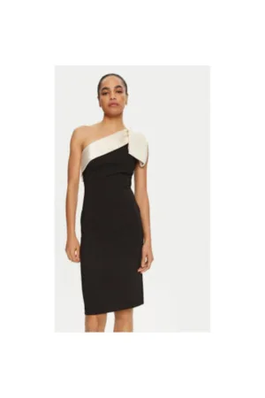 Rochie dama - 305015617 - Poliester - M INTL - Negru