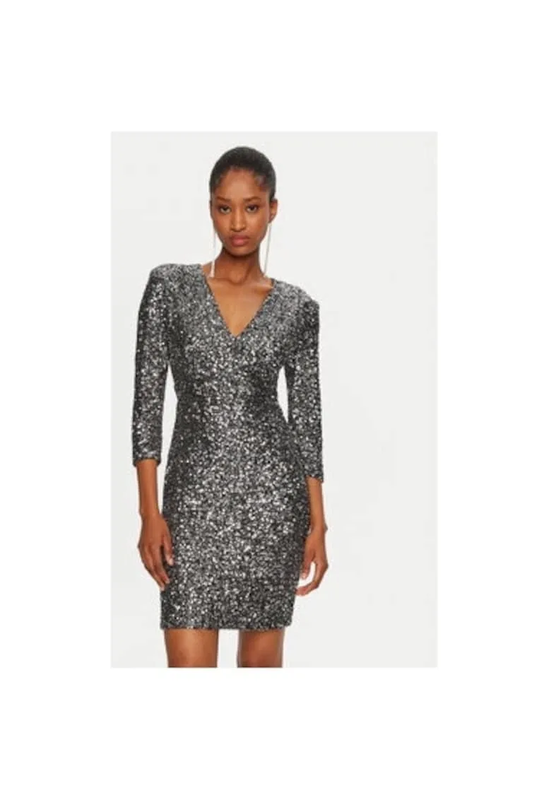 Rochie dama - 305018076 - Poliester reciclat - Argintiu