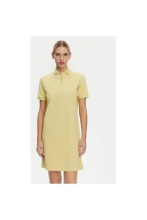 Rochie dama - 305138699 - Bumbac - Galben