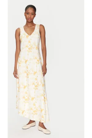Rochie dama - 305138767 - Poliester - Galben