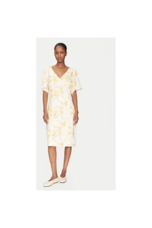 Rochie dama - 305138781 - Poliester - Galben
