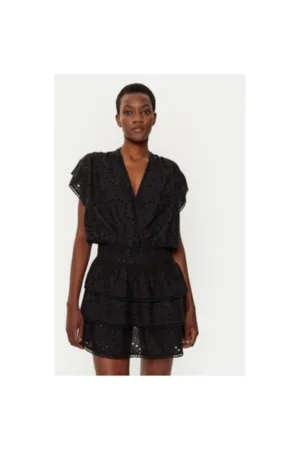 Rochie dama - 305150752 - Bumbac - Negru
