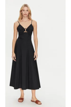 Rochie dama - 305172426 - Bumbac - Negru