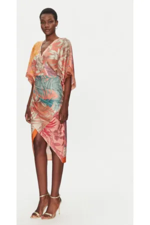 Rochie dama - 305172532 - Poliester - Portocaliu