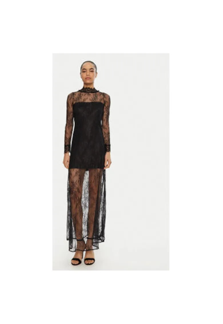 Rochie dama - 305194473 - Viscoza - Negru