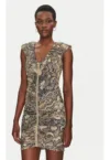 Rochie dama -  305216243 - Poliester/Poliamida - Maro