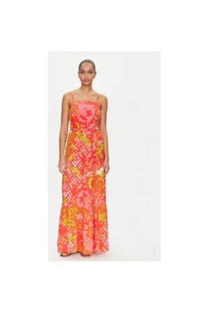 Rochie dama - 305244840 - Viscoza - Portocaliu