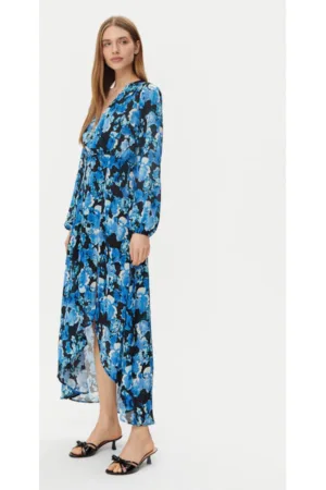 Rochie dama - 305253392 - Poliester - Albastru