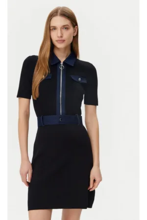 Rochie dama - 305253484 - Viscoza/Poliamida - Negru