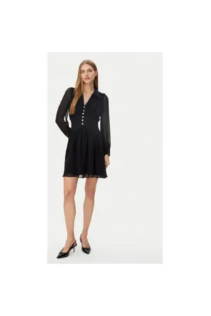 Rochie dama - 305253491 - Poliester - Negru