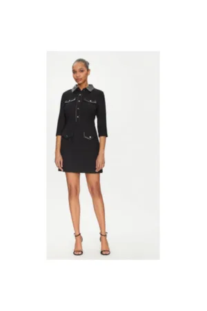 Rochie dama - 305253507 - Poliester/Viscoza - 42 EU - Negru