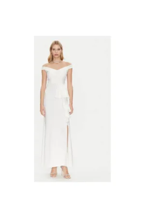 Rochie dama - 305264916 - Poliester - Alb