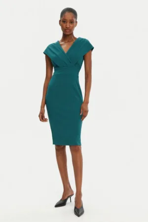 Rochie dama - 305266200 - Poliester - Verde