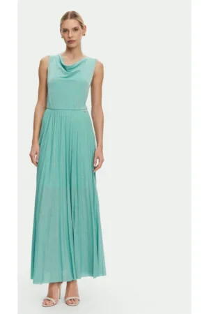 Rochie dama -  305291387 - Viscoza/Lurex - Verde