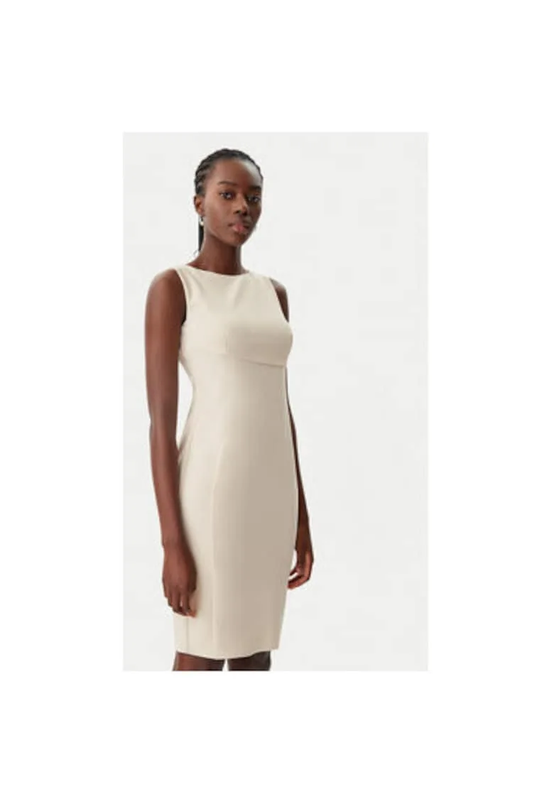 Rochie dama - 305317667 - Poliester - Bej