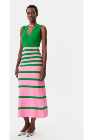 Rochie dama - 305348388 - Viscoza/Poliamida - Verde
