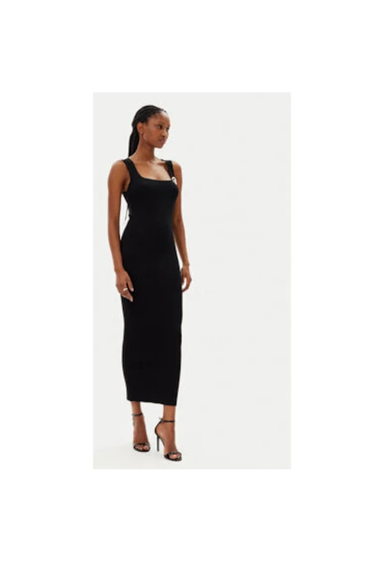 Rochie dama 3M0553C - Viscoza/Poliester - One Size INTL - Negru