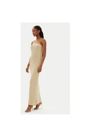 Rochie dama  3M0563C - Viscoza/Poliester - One Size INTL - Bej