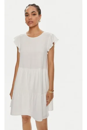Rochie dama - 53397 - In/Viscoza - Alb