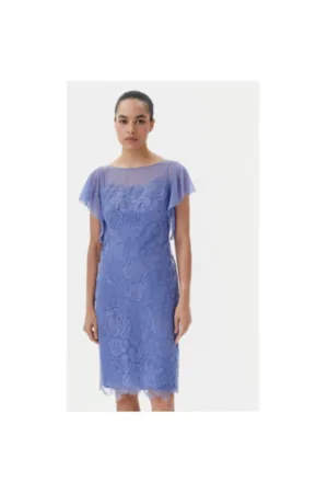 Rochie dama  541685 PANIERE - Matase - Albastru