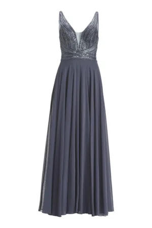 Rochie dama  5AG015HK - Nylon - Gri