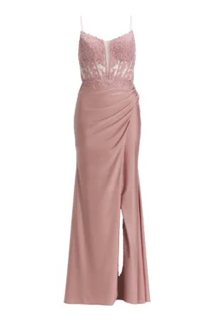 Rochie dama  5AI058HK - Poliester - Roz