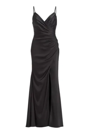 Rochie dama  5AI075HK - Poliester - Negru