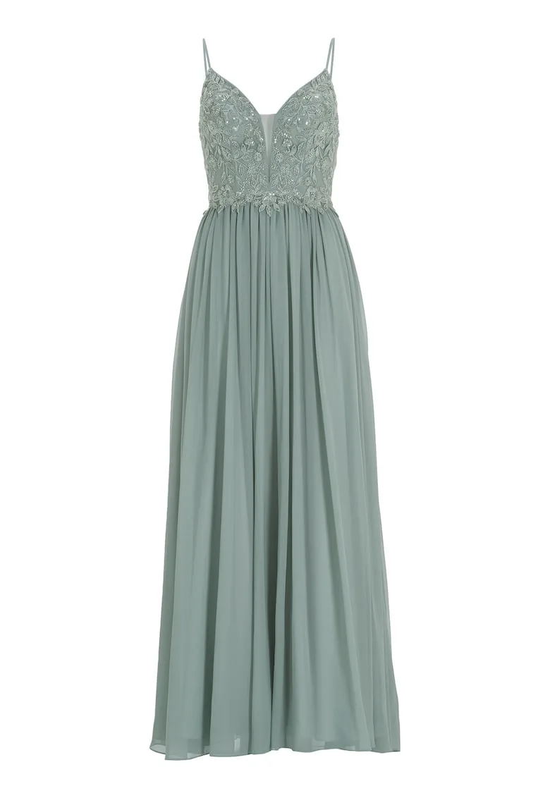 Rochie dama 5AI082HK - Poliester - Verde