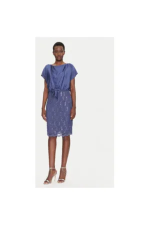 Rochie dama  5AI10900 - Poliester - Albastru