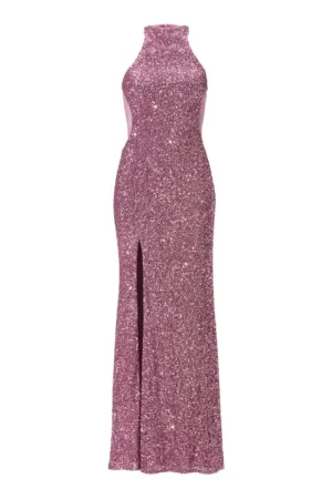 Rochie dama  5AJ006HK - Poliester/Elastan - Roz