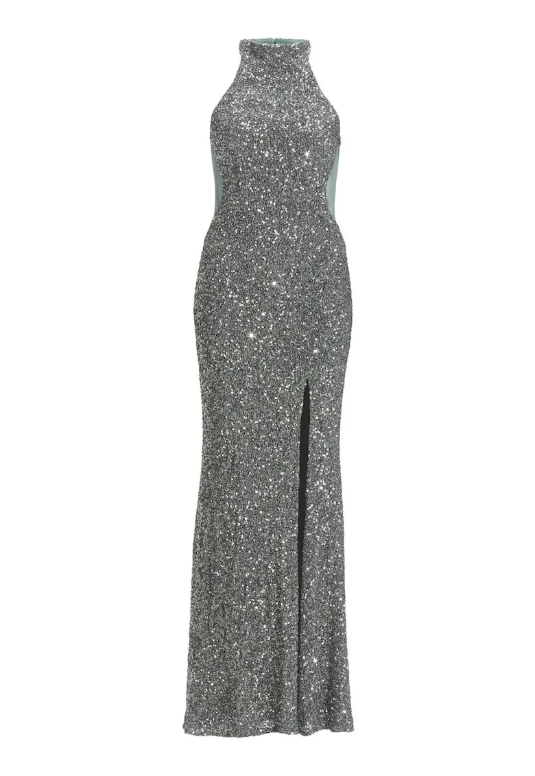 Rochie dama 5AJ006HK - Poliester/Elastan - Verde