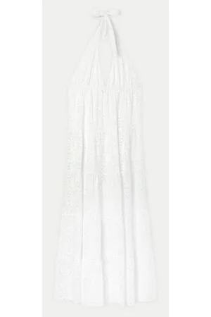 Rochie dama - 76411 - Bumbac/Poliamida - Alb