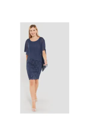 Rochie dama  77760410 - Poliester - 44 EU - Bleumarin