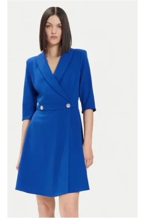 Rochie dama - 77832 - Albastru - Poliester