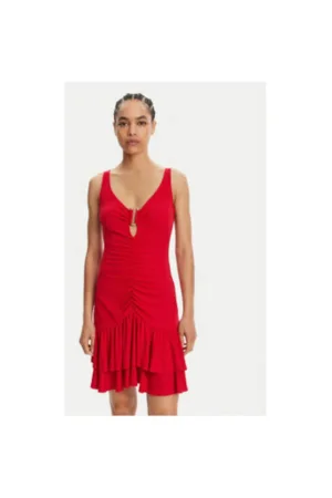 Rochie dama  78PAO907 J0116 - Poliester - Rosu