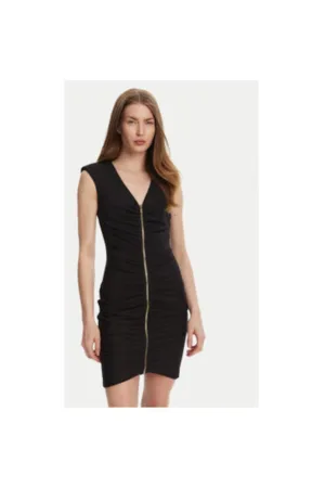 Rochie dama  78PAO949 J0116 - Poliester/Poliamida - Negru