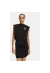 Rochie dama  78PAOE11 CJ110 - Bumbac - Negru