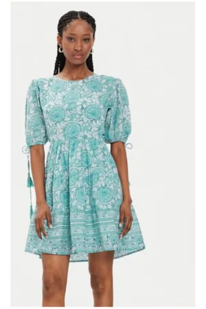 Rochie dama - 80039 - Bumbac - Albastru