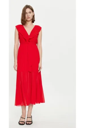 Rochie dama -  80166 - Rosu - Poliester