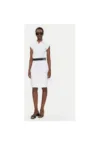 Rochie dama  A2W13038 - Bumbac organic - 2XL INTL - Alb