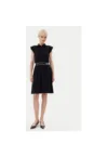 Rochie dama  A2W13038 - Bumbac organic - M INTL - Negru