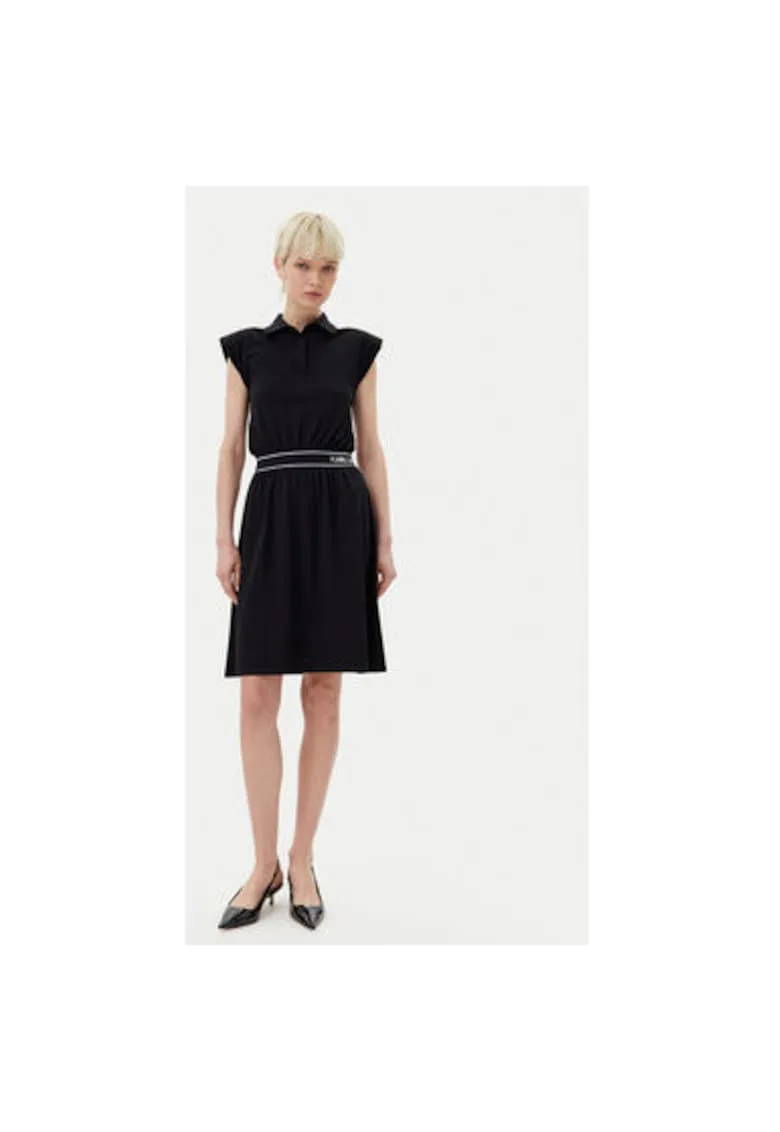 Rochie dama  A2W13038 - Bumbac organic - M INTL - Negru