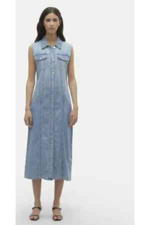 Rochie dama - Albastru - Bumbac