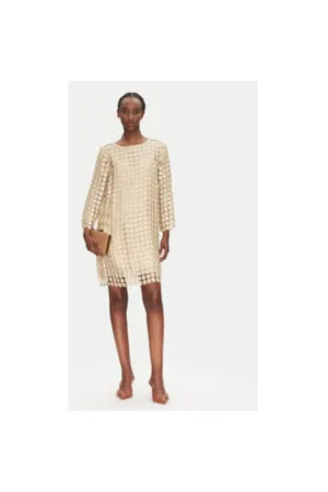 Rochie dama BBW4530 - Poliester - Auriu