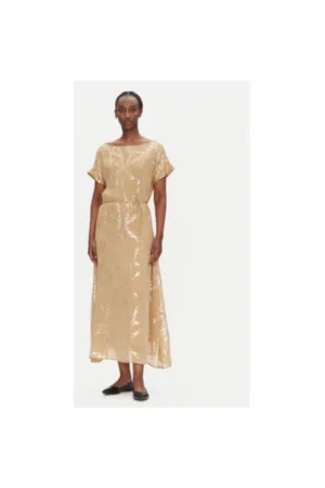 Rochie dama BBW4550 - Viscoza - Bej