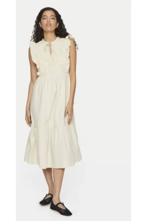 Rochie dama - Bej - Bumbac