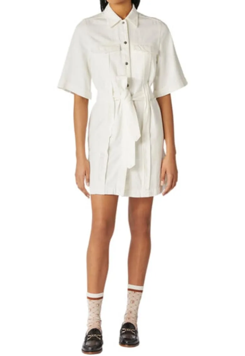 Rochie dama - Bumbac - Alb -