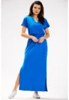 Rochie dama  Bumbac - M290 - Albastru -