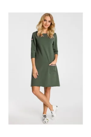 Rochie dama - Bumbac/Elastan - Portocaliu